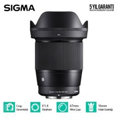Sigma 16mm F/1.4 DC DN Sony E Uyumlu Lens