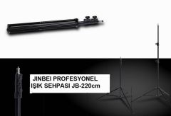 JINBEI JB-220 Adaptör ile 2.2m  Alüminyum Işık Standı