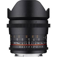 Samyang 16mm T2.6 Full Frame Cine DS Lens (Nikon F Mount)