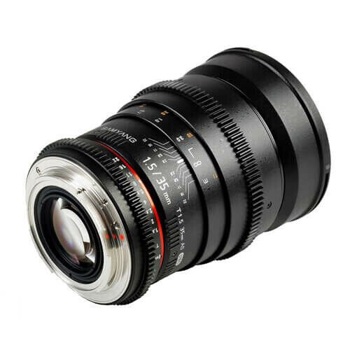 Samyang 35mm T1.5 VDSLR Canon Uyumlu Lens