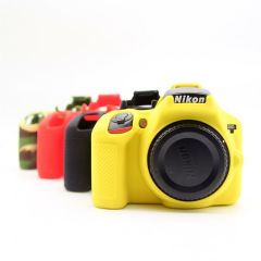 Sanger Silikon Kılıf Nikon D3500 Uyumlu Kırmızı