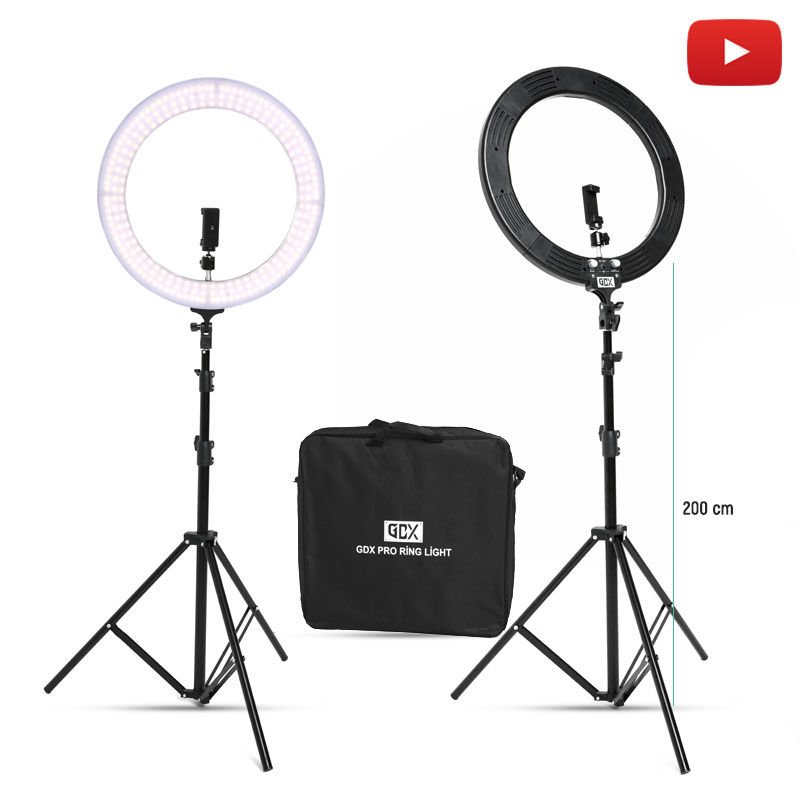 Gdx Pro Ring Light II 500 Led 85W Bicolor Youtuber Kit Makeup Kit