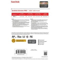 SanDisk 64GB Extreme PRO UHS-II SDXC 280MB/s V60 Hafıza Kartı