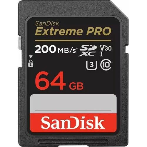 Sandisk Extreme Pro 64GB 200MB/S Sdxc Hafıza Kartı