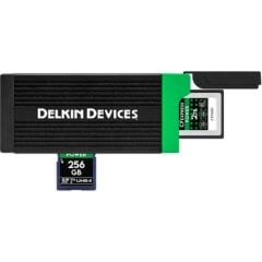 Delkin Devices USB 3.2 Cfexpress Type B & Sd Uhs-Iı Hafıza Kartı Okuyucu