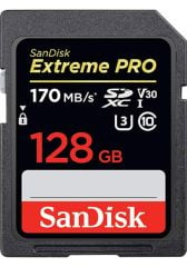 SanDisk Extreme Pro 128 GB SDXC 170MB/s V30 UHS-I U3 SDSDXXY-128G-GN4IN SD Kart