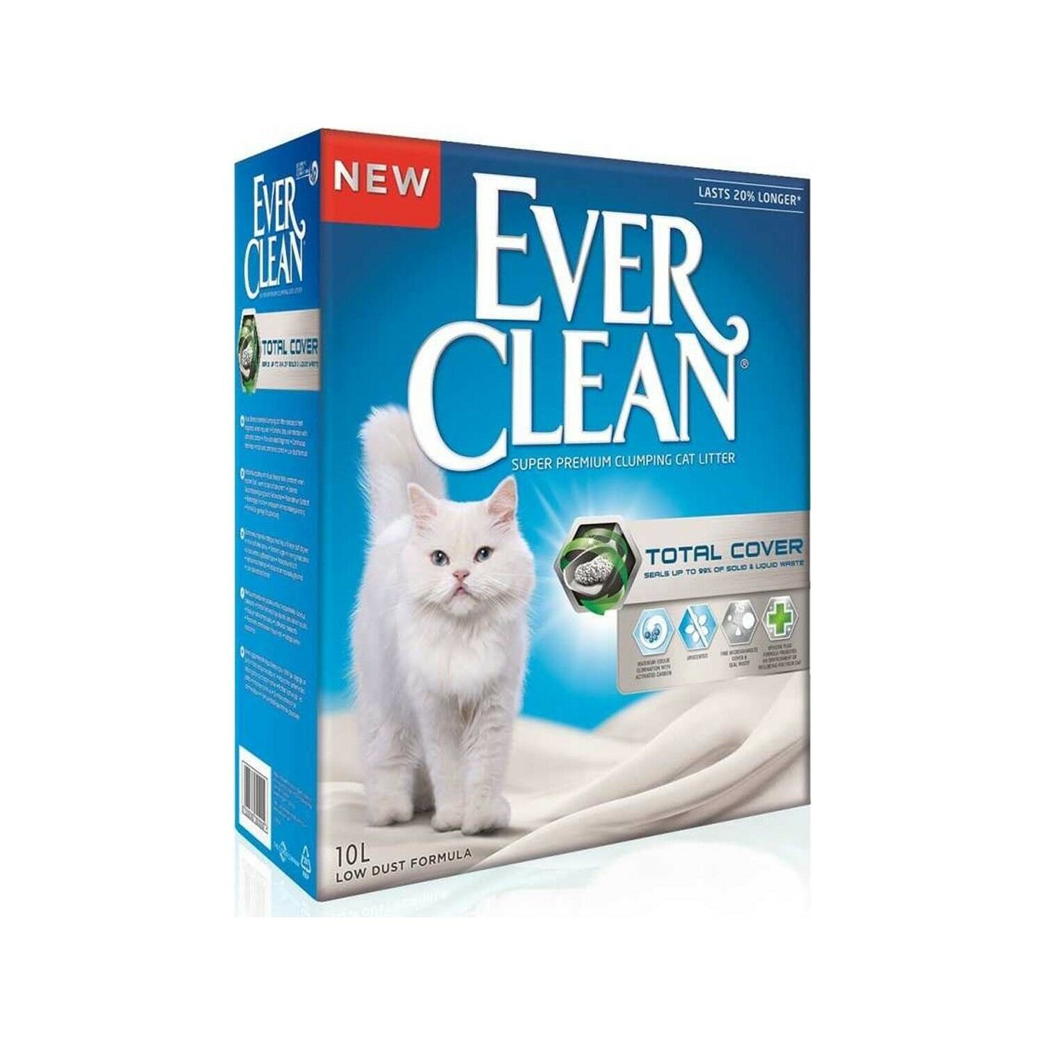 Ever Clean Total Cover İnce Taneli Topaklaşan Kedi Kumu 10 L