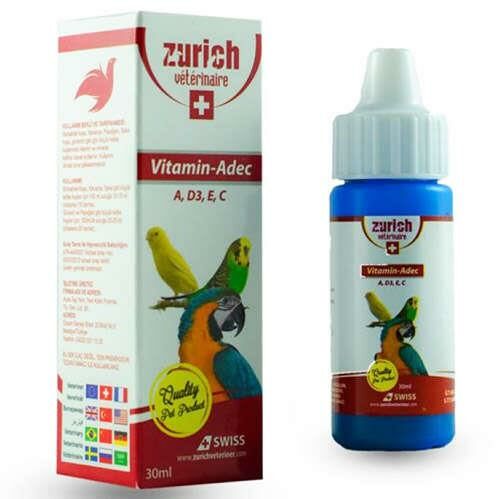 Zurich ADEC Kuş Vitamini 50 ml