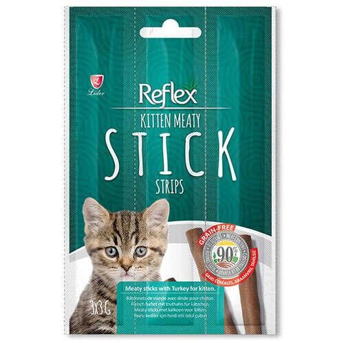 Reflex Kitten Meaty Sticks Hindi Etli Ödül Çubuk 3 X 3gr