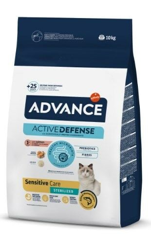 Advance Cat Sterilized Salmon Sensıtıve Somonlu Kısır Kedi Maması 10 Kg