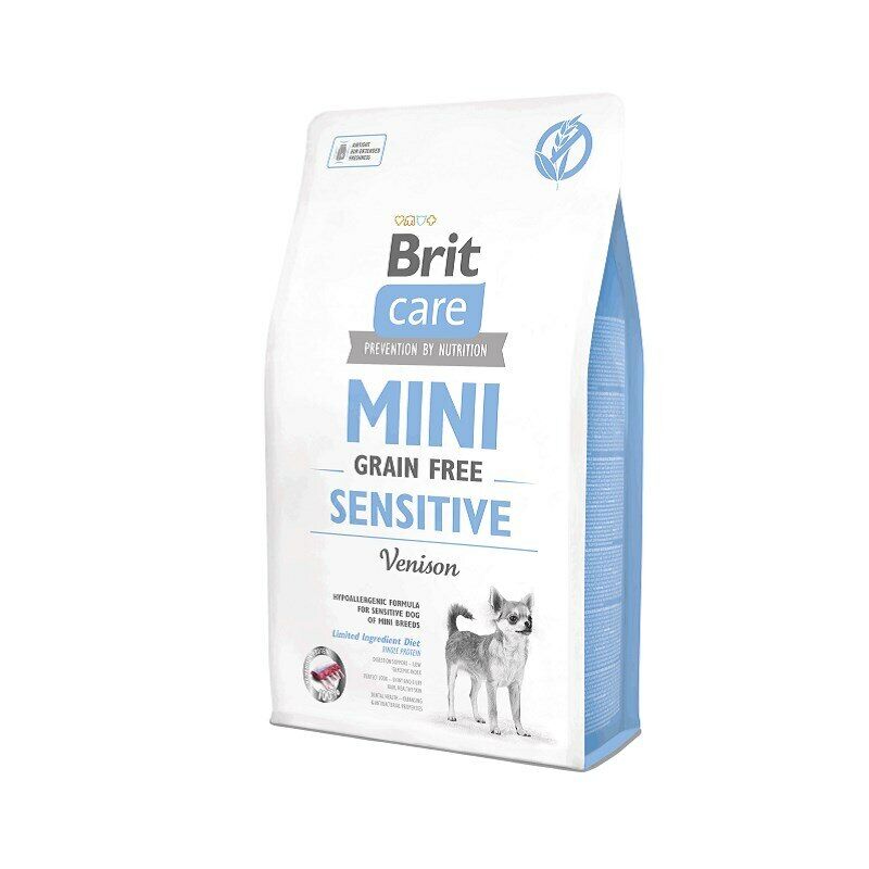 Brit Care Mini Hassas Geyik Etli Tahılsız Küçük Irk Yetişkin Köpek Maması 2 KG