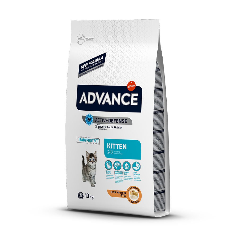 Advance Cat Kitten Tavuklu Prinçli Yavru Kedi Maması 10 Kg