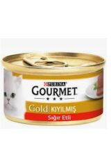 Gourmet Gold Kıyılmış Sığır Etli Kedi Konservesi 85 gr