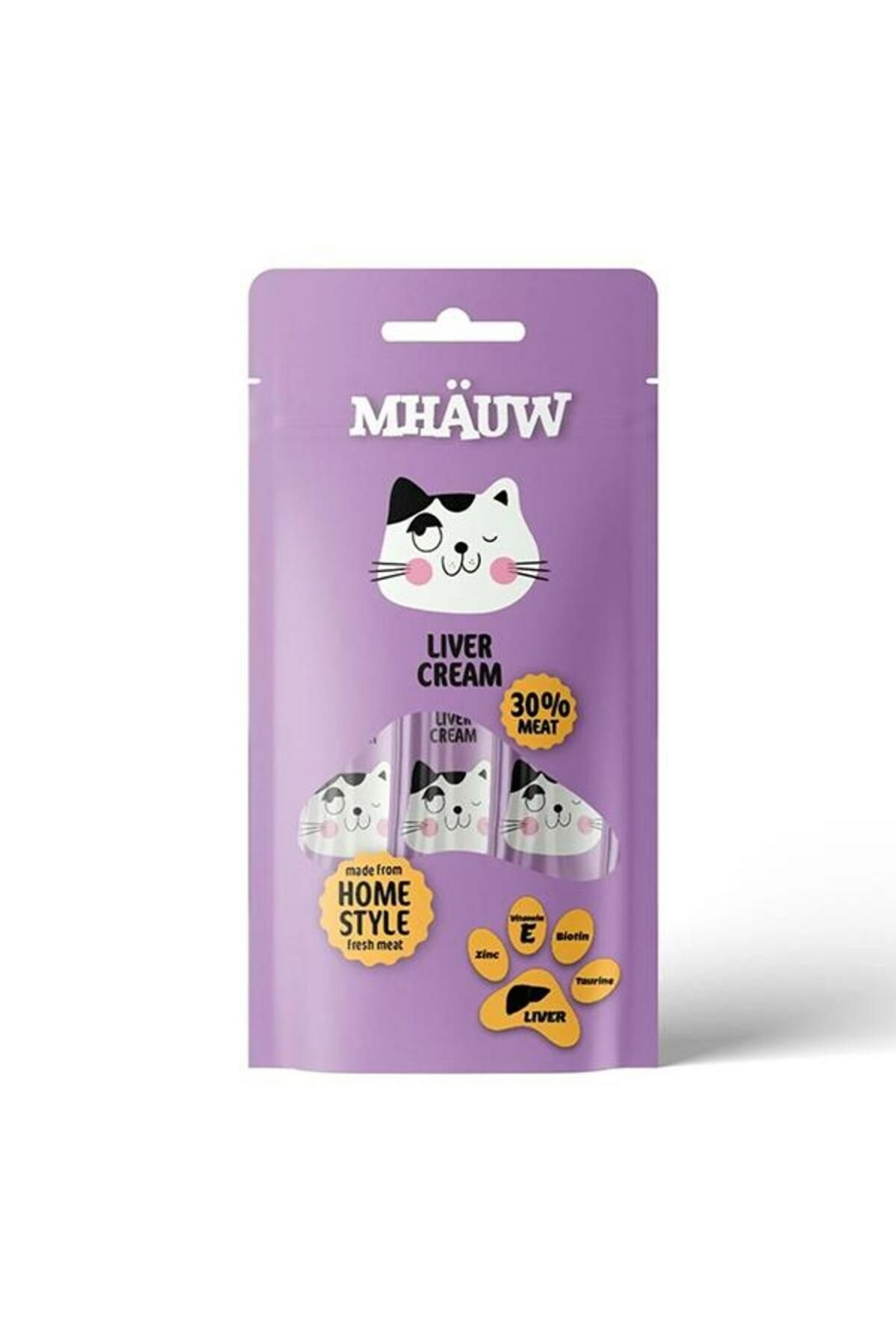 Mhauw Ciğerli Sıvı Kedi Ödülü 15gr 4lü x 25 li
