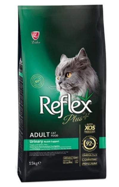 Reflex Plus Urinary Tavuklu Yetişkin Kedi Maması 15 Kg