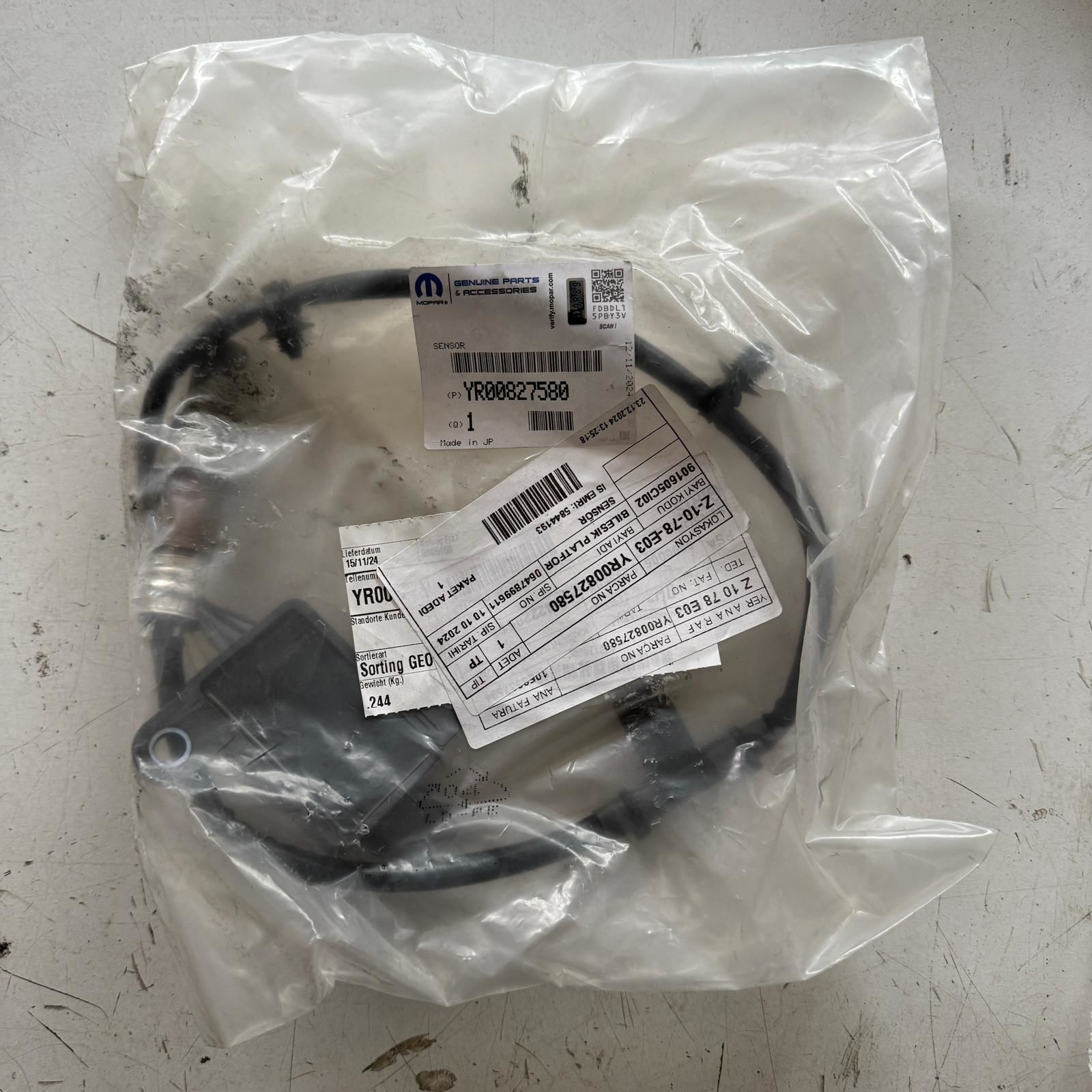 Opel Insignia B Sensör (Konum 2) Orjinal Gm Marka Yr00827580