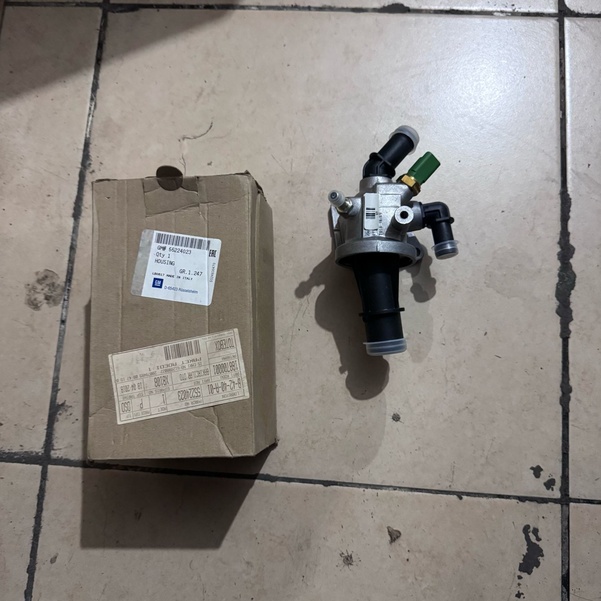 Opel Corsa C 1.3 Dizel Komple Termostat Orjinal Gm Marka 55224023