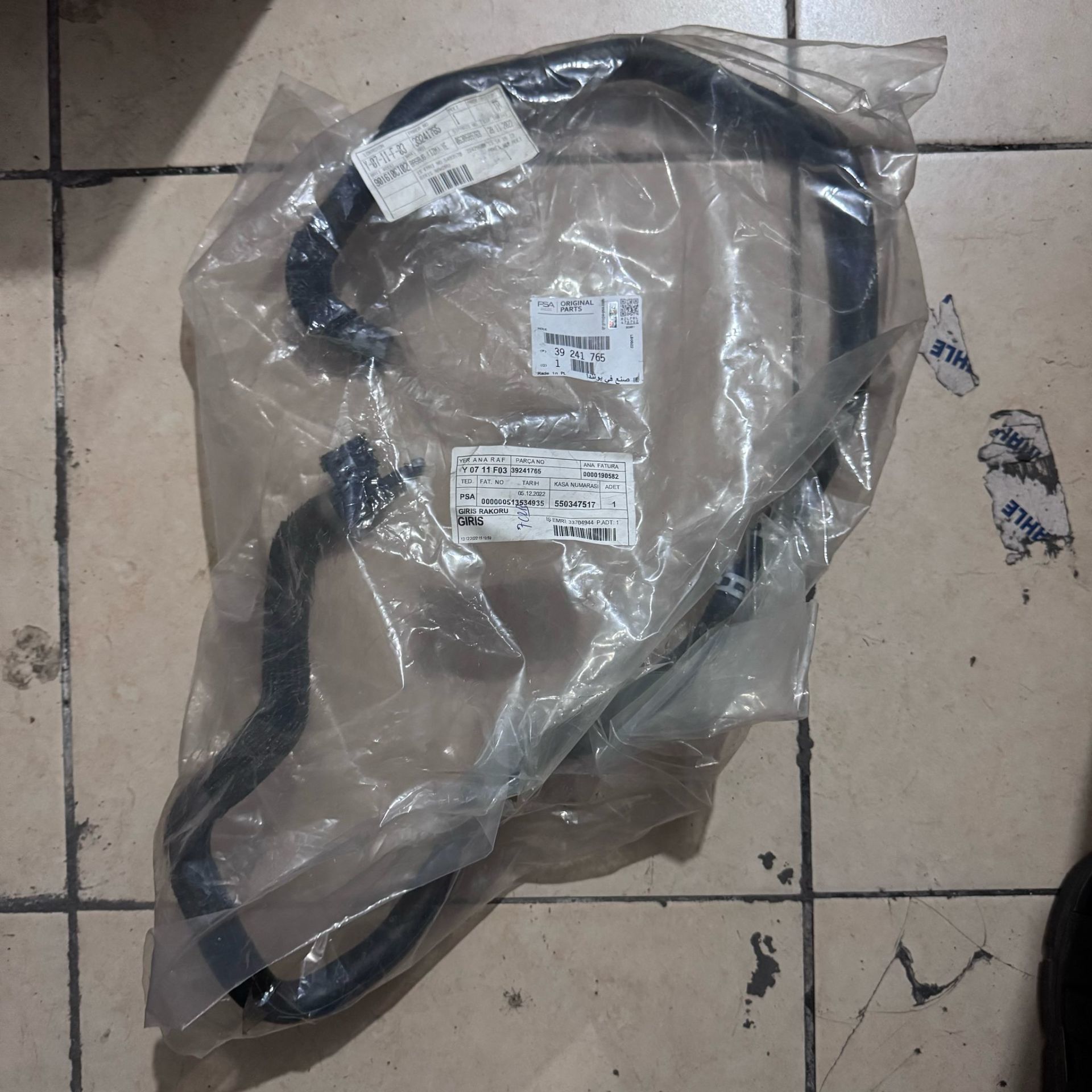 Peugeot Giriş Rakoru Orjinal Gm Marka 39241765