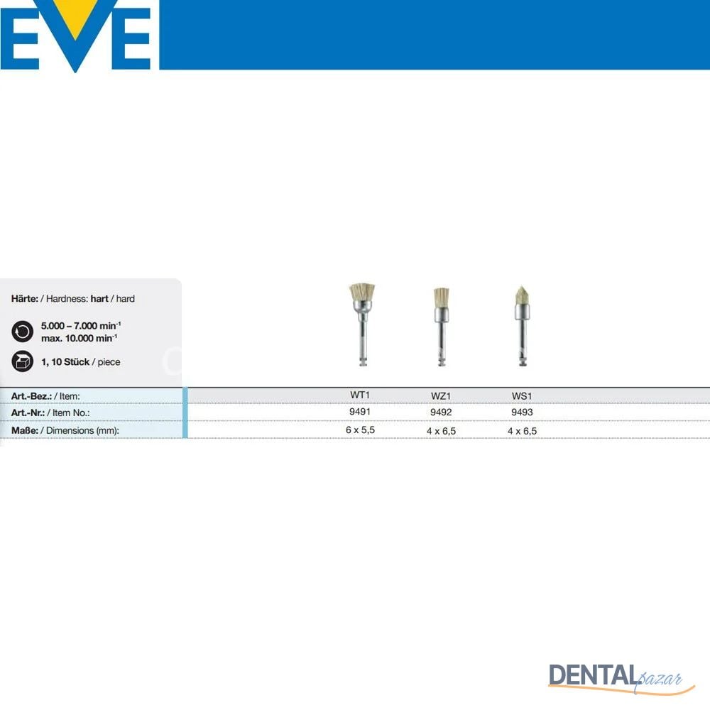 Evebrush Silisyum Carbit İçerikli Cila Dogal Görünüm İçin Set