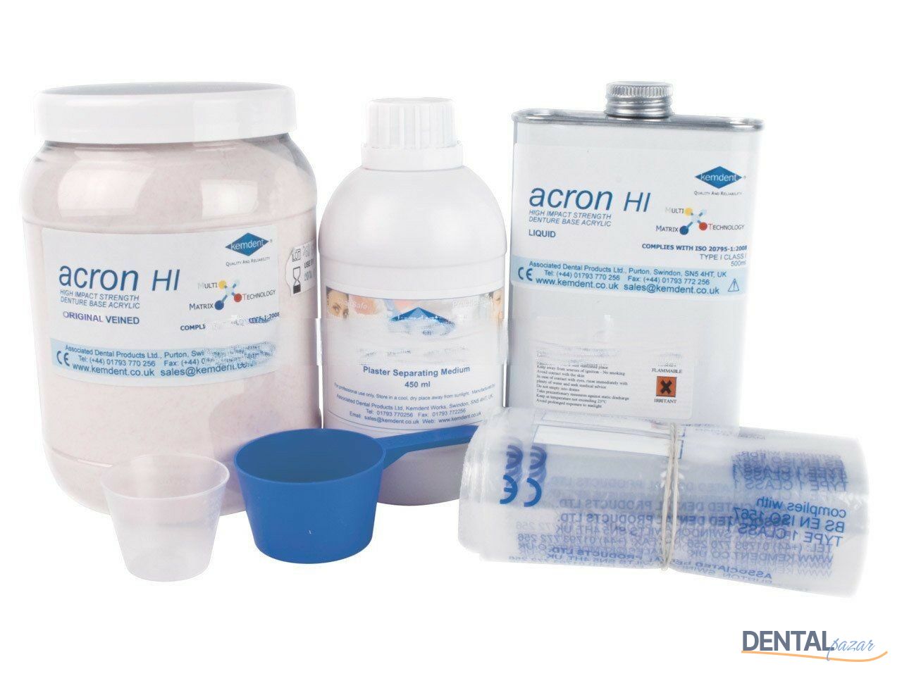 Acron Duo Sıcak Akrillik Takım 1 kg Toz +500 gr Likit