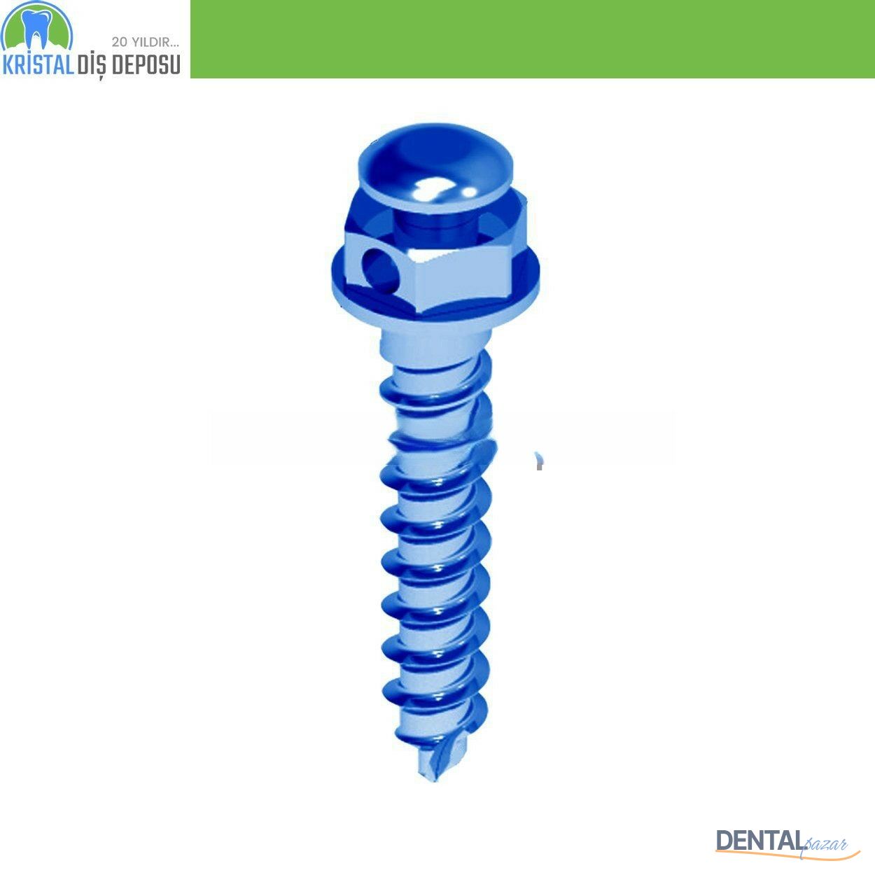 Orthofix Titanyum Orthodontik Mini Vida 1.6 mm Çap