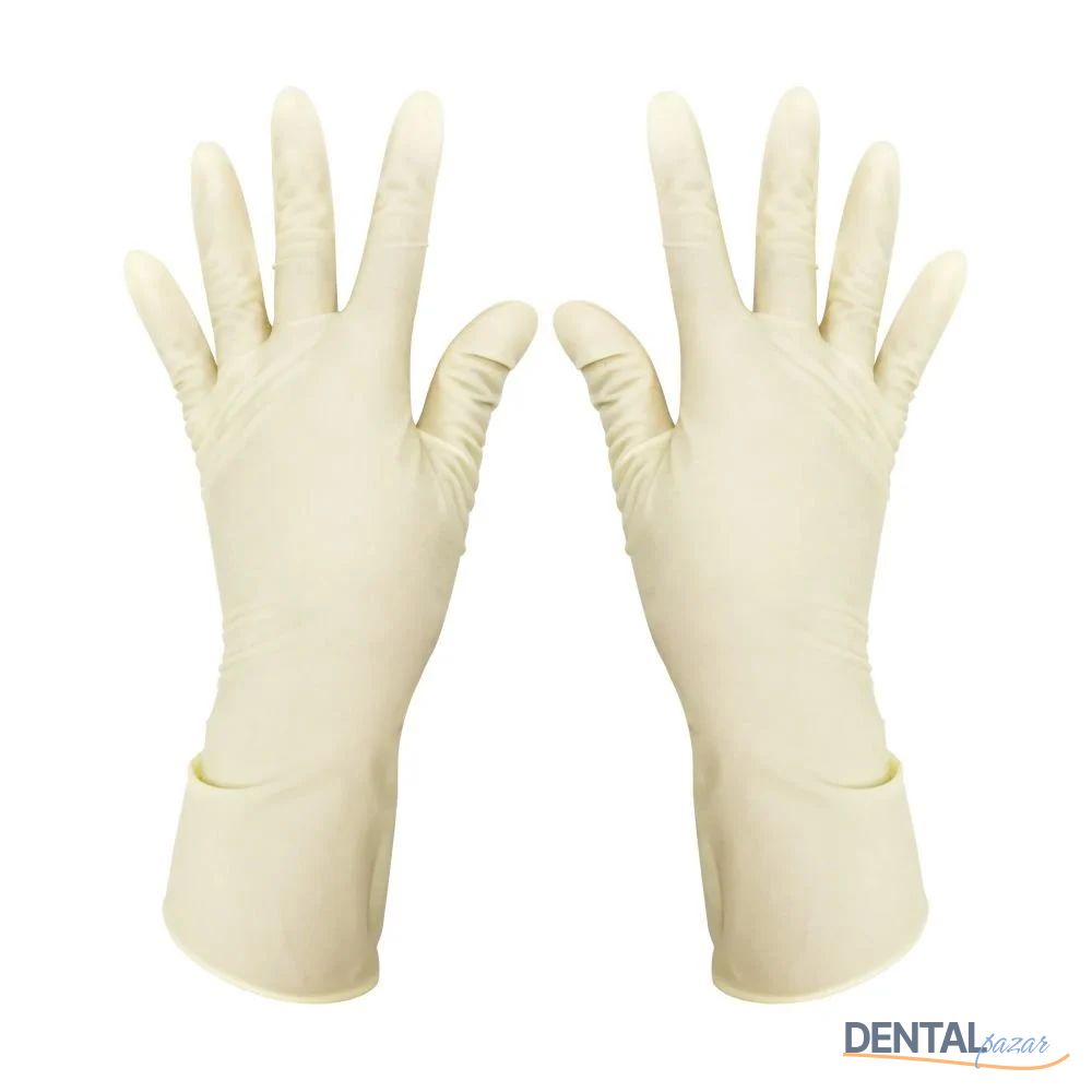 Steril Latex Pudralı Cerrahi Eldiven - 50 Çift