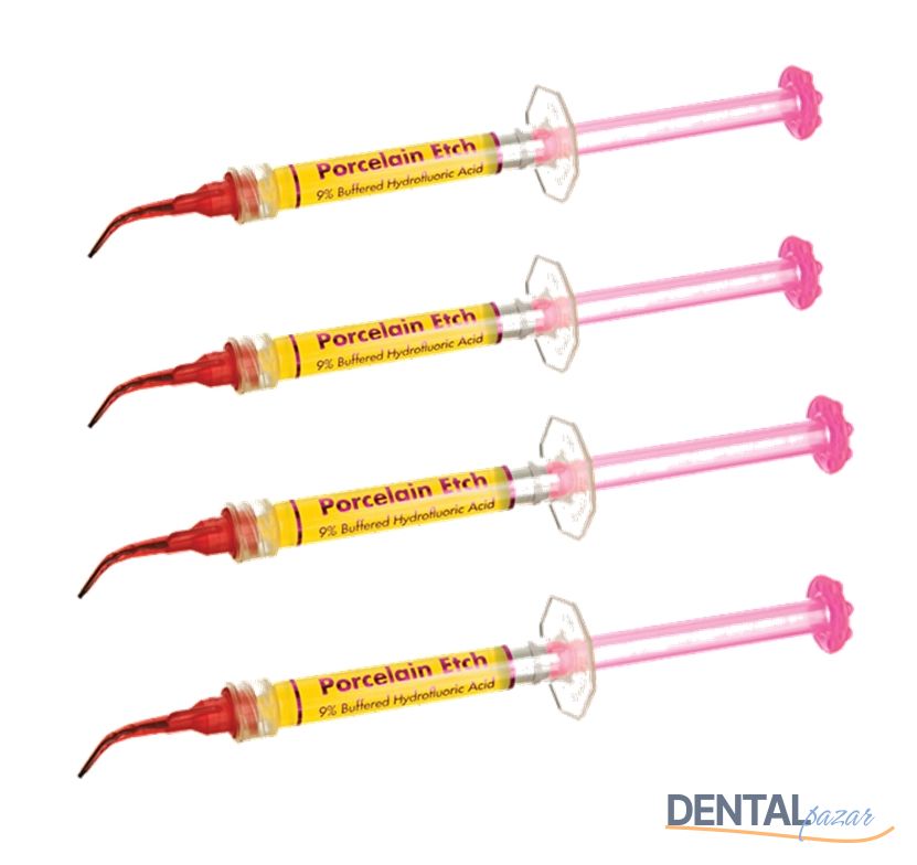 Porselen Etch Refil - Porselen Asiti - 4*1,2ml