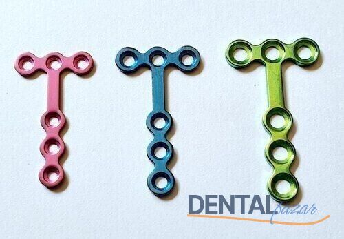 Titanyum Maxillofacial Plate Micro Kemik Plakası 0,6 mm