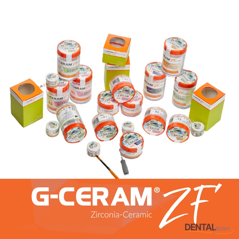 G-Ceram ZF Porselen Tozu - Zirkon Base Dentin 50 gr