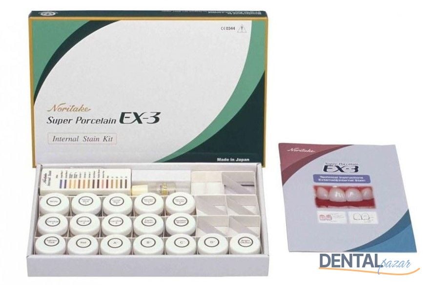 EX-3 Internal Stain - Makyaj Kit - Metal Altyapı - Porselen Tozu