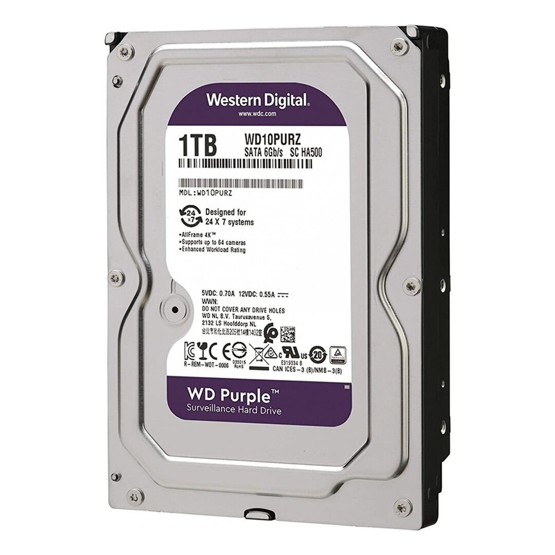 WESTERN DIGITAL 1 TB HDD PURPLE SERİSİ