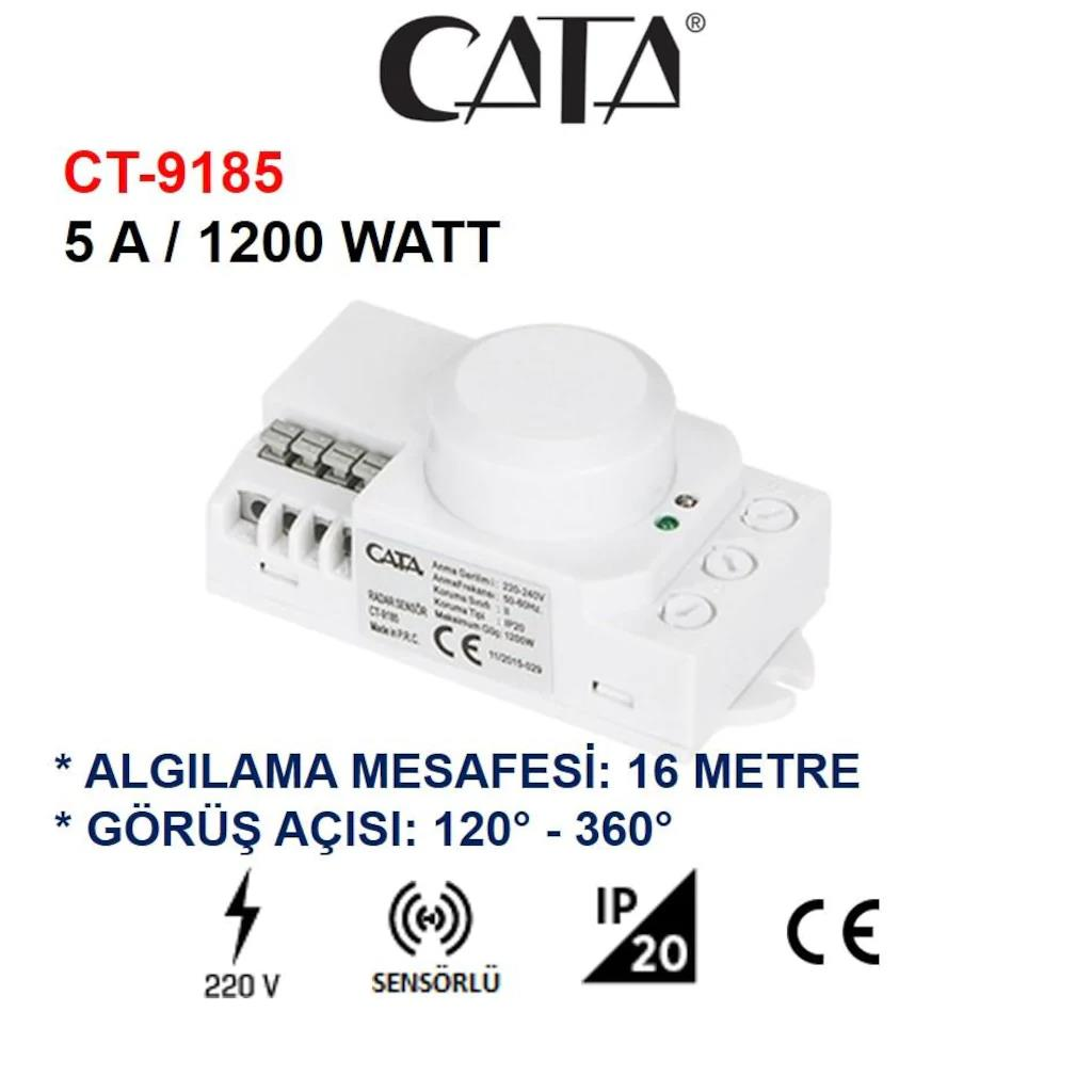 Cata Ct-9185 Radar Hareket Sensörü