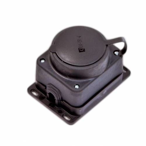 NE-AD 4003 KAUÇUKLU DUVAR PRİZ 1*16 A