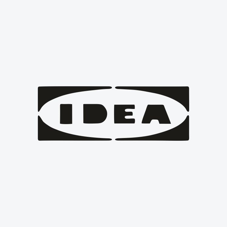 Minimal «Idea» Fikir Dövme Şablonu