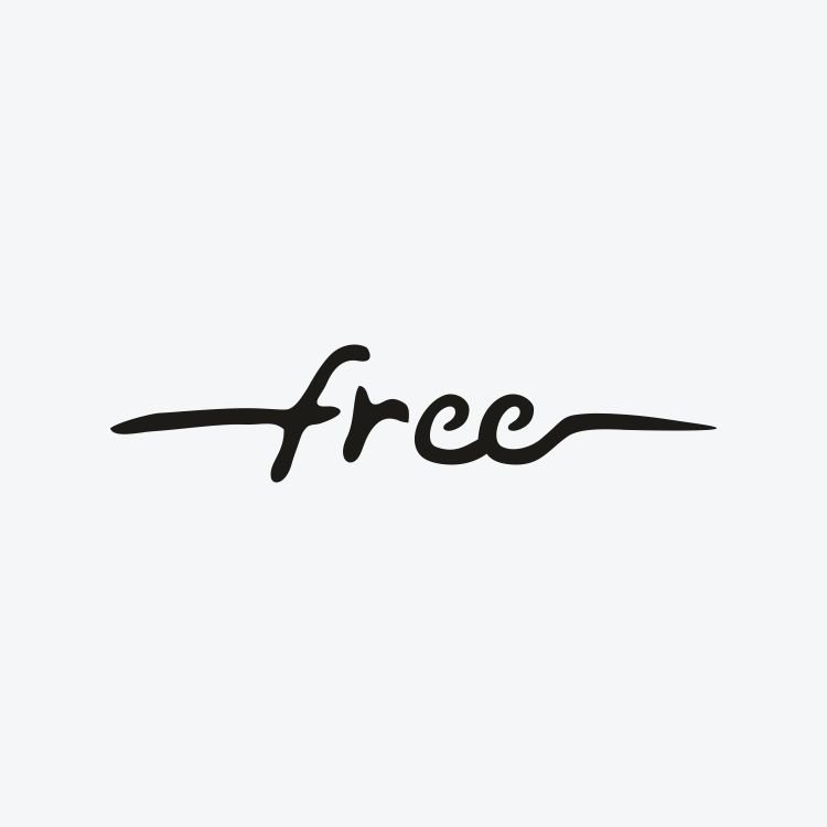 Minimal «Free» Dövme Şablonu