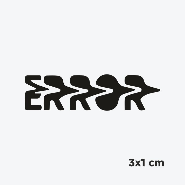 Minimal Error Dövme Şablonu