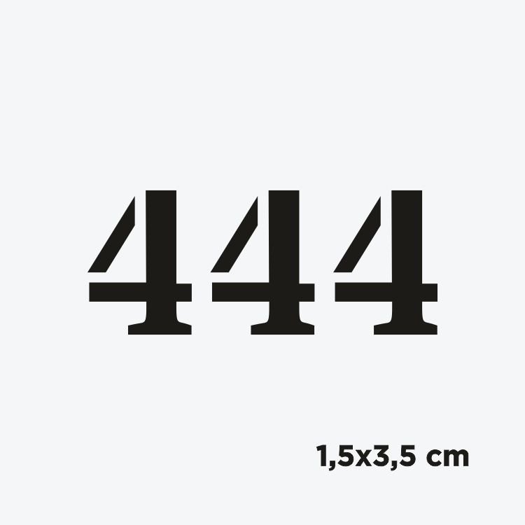 Melek Sayısı Klasik Font-444