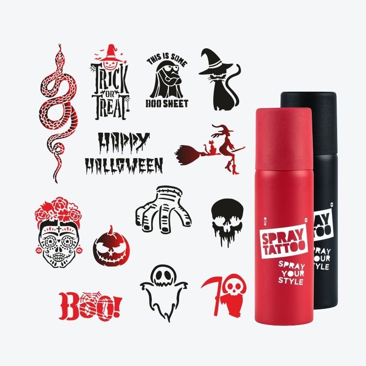 Halloween Özel Koleksiyon 2 + Siyah ve Kırmızı Sprey