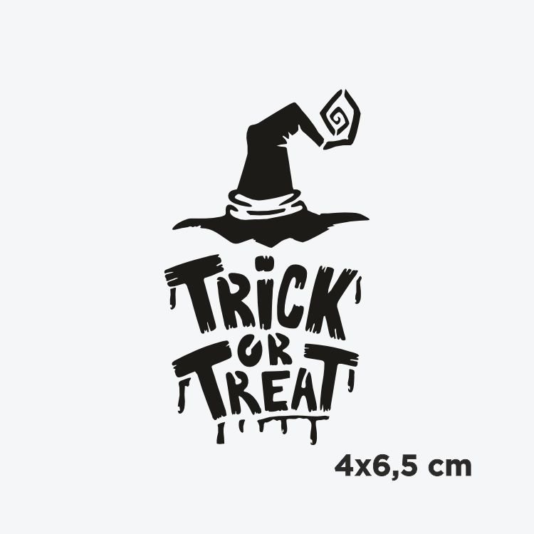 Trick Or Treat Dövme Şablonu