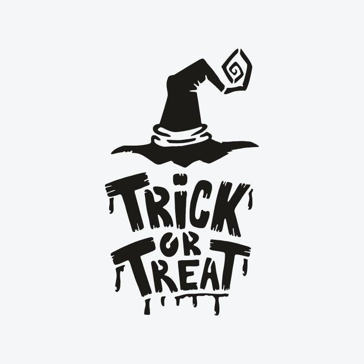 Trick Or Treat Dövme Şablonu