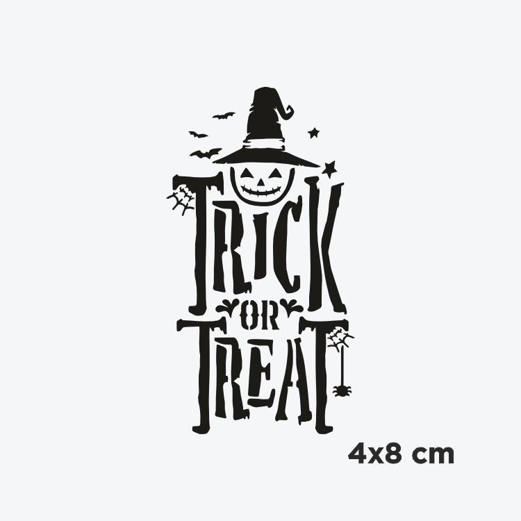 Trick Or Treat Dövme Şablonu 2