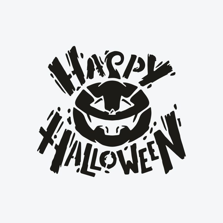 Happy Halloween Dövme Şablonu