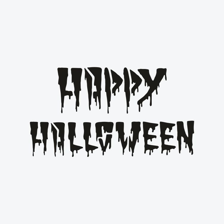 Happy Halloween Dövme Şablonu 2