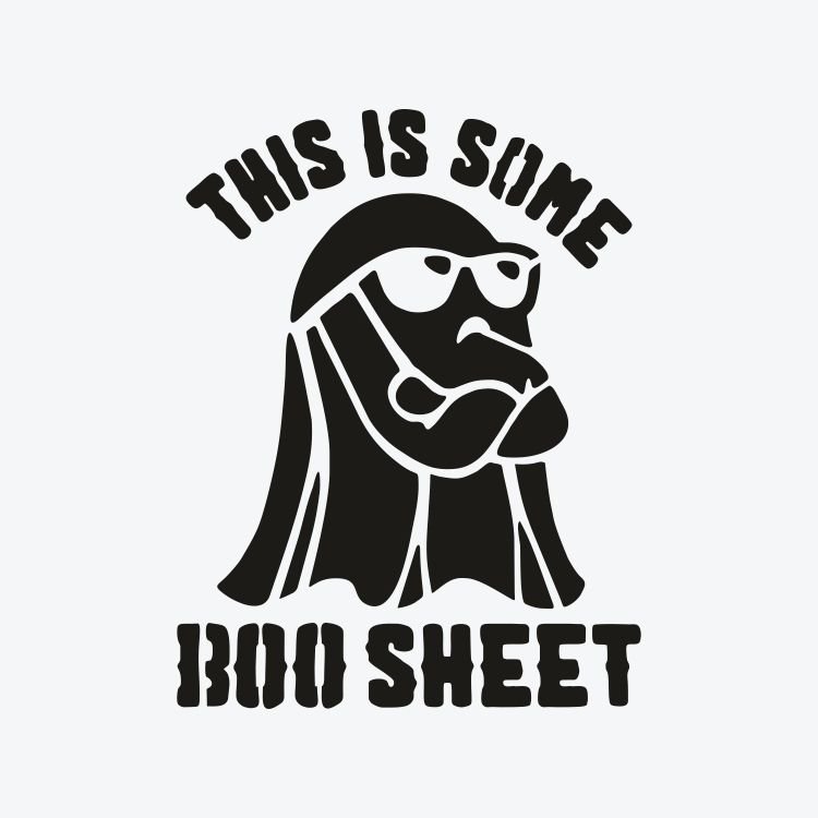 This Is Some Boo Sheet Dövme Şablonu