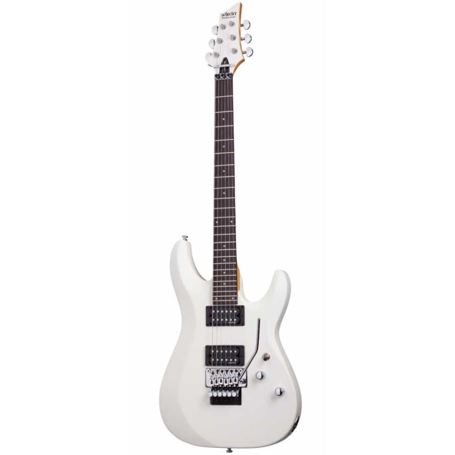 Schecter C-6 FR Deluxe Elektro Gitar (Satin White)