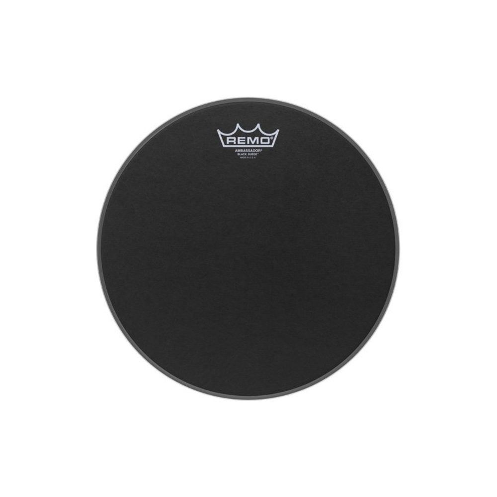 REMO AMBASSADOR® BLACK SUEDE 12 inç Davul Derisi