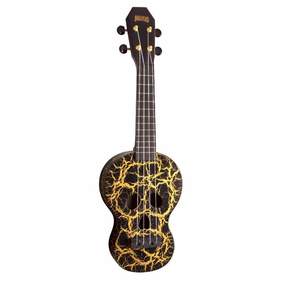 Mahalo Soprano Ukulele (Skull Black)
