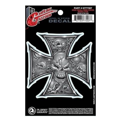 GTR TATTOO-GREY IRON CROSS STİCKER