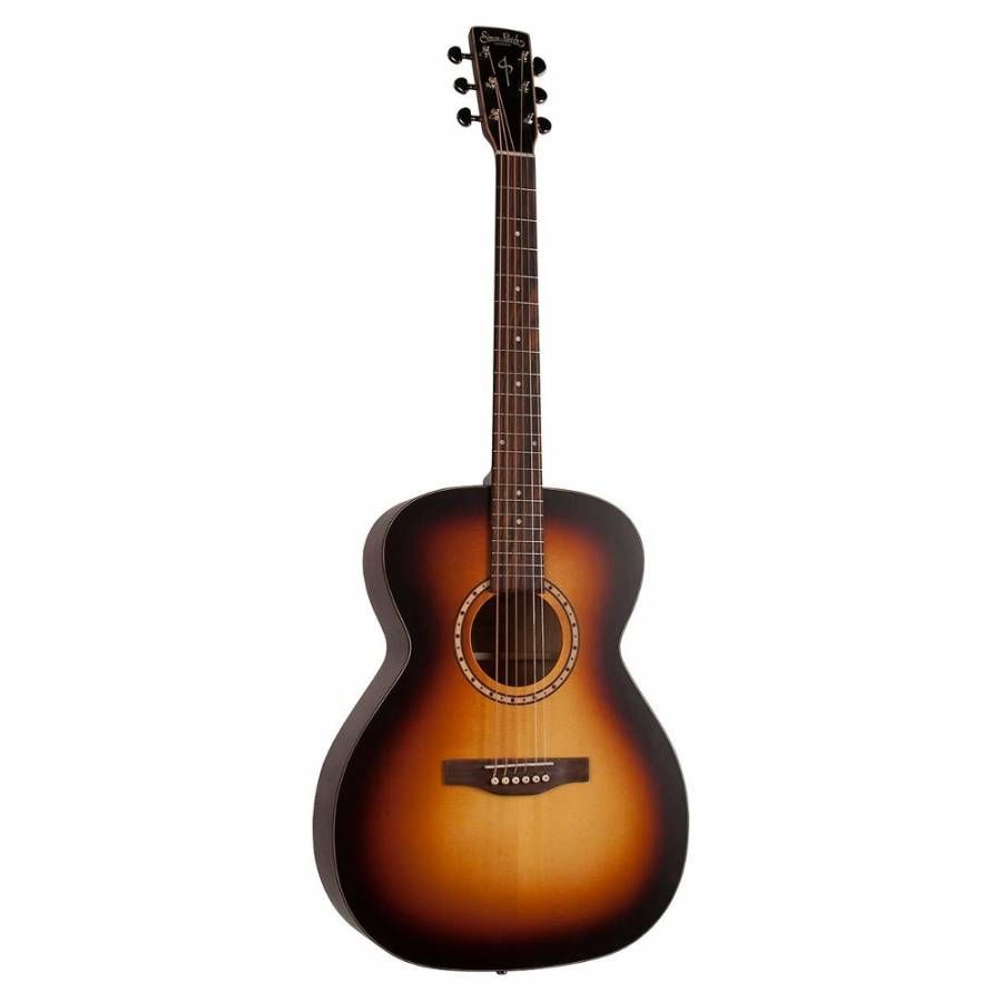 Simon & Patrick Songsmith Concert Hall A3T Elektro Akustik Gitar (Burst)