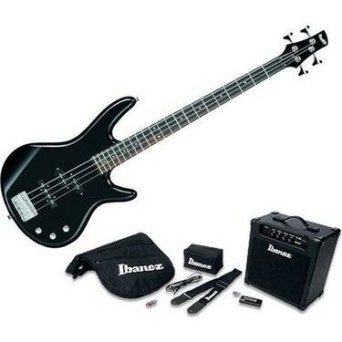 IBANEZ IJSR190U-BK Siyah 4 Telli Elektro Bass Gitar Seti